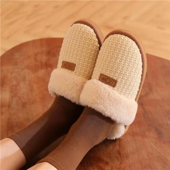 Cozy House Slippers for Women with Memory Foam Soft Warm Fuzzy Slippers - Picture 6 of 7